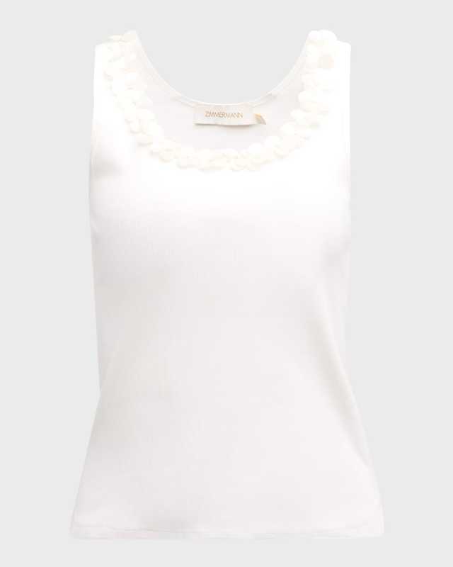 Natura Embellished Tank Top